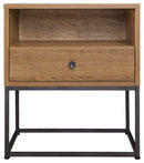 Thadamere - One Drawer Night Stand