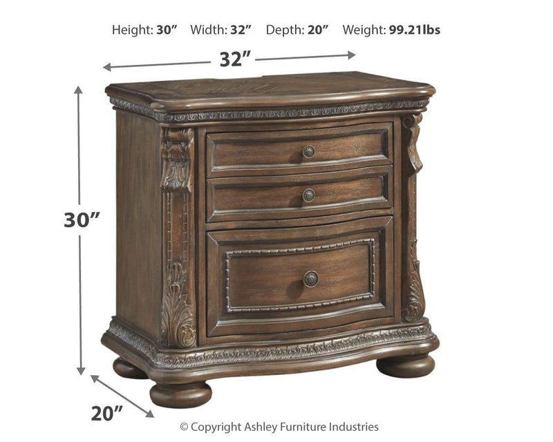 Charmond - Two Drawer Night Stand