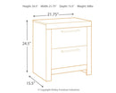 Derekson - Two Drawer Night Stand