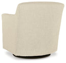 Bradney Linen Swivel Accent Chair