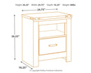 Trinell - One Drawer Night Stand