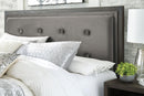 Hyndell - Upholstered Panel Bed With Storage