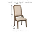 Wyndahl - Dining Uph Side Chair (2/cn) - Framed Back