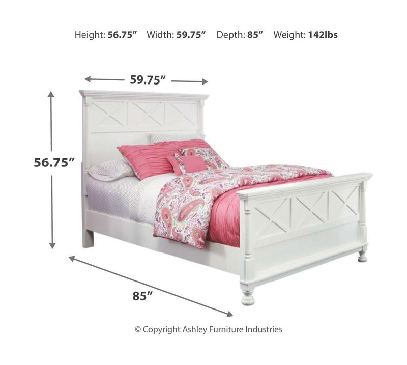 Kaslyn - Panel Bed