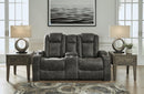 Soundcheck Storm Power Reclining Loveseat with Console