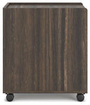 Zendex Dark Brown File Cabinet