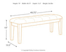 Ralene - Large Uph Dining Room Bench