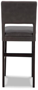 Leektree Gray/Brown Bar Height Bar Stool