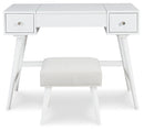 Thadamere Vanity with Stool