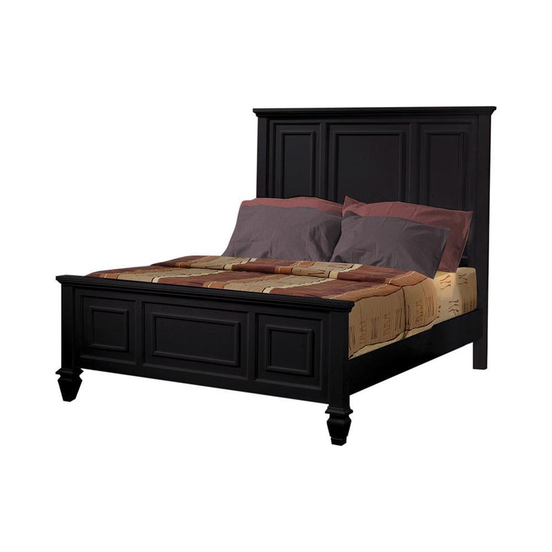 Sandy Beach Black California King Bed