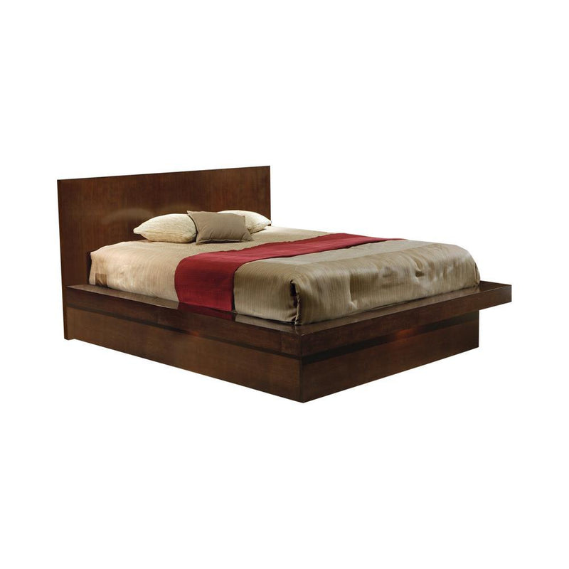 Jessica Dark Cappuccino Queen Platform Bed