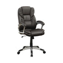 Transitional Dark Brown Office Chair