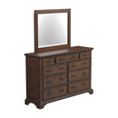 Elk Grove Rustic Nine-Drawer Dresser