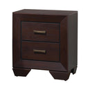 Fenbrook Dark Cocoa Two-Drawer Nightstand