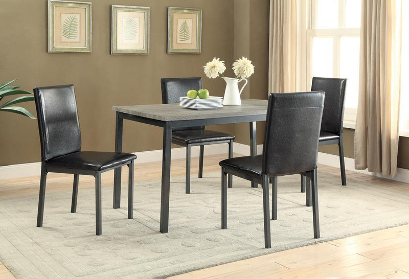 Garza Black Dining Table