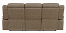Houston Casual Tan Motion Sofa