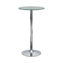 G120341 Contemporary Chrome Bar Table