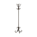 Traditional Black Coat Rack