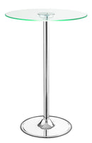 G122400 Contemporary Chrome LED Bar Table