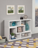 G800330 Contemporary White Convertible TV Stand and Bookcase