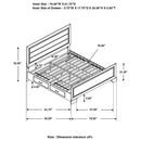 Fenbrook Transitional Dark Cocoa Eastern King Bed