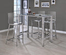 G104873 Contemporary Glass Bar Table
