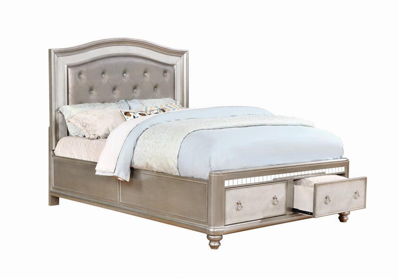 Bling Game Metallic Queen Bed