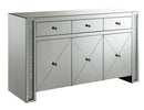 G951100 Contemporary Silver and Black Cabinet