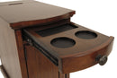 Laflorn Chairside End Table with USB Ports & Outlets