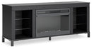 Cayberry 60" TV Stand with Electric Fireplace