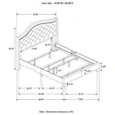 Sonoma Wingback Bed