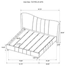 Evelyn Panel Platform Bed