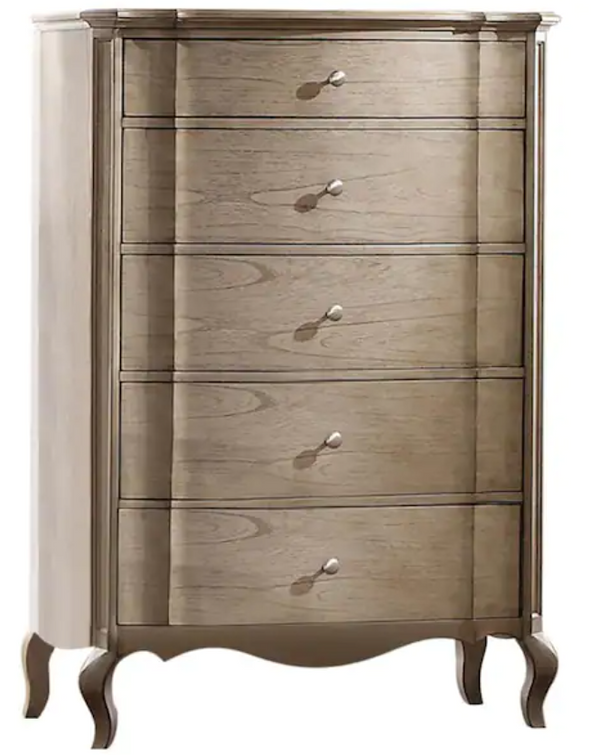 Acme Chelmsford 5-Drawer Chest in Antique Taupe 26056 image