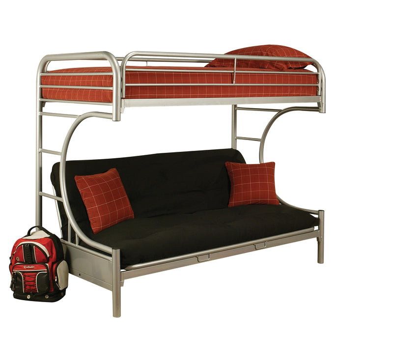 Eclipse Silver Bunk Bed (Twin XL/Queen/Futon) image