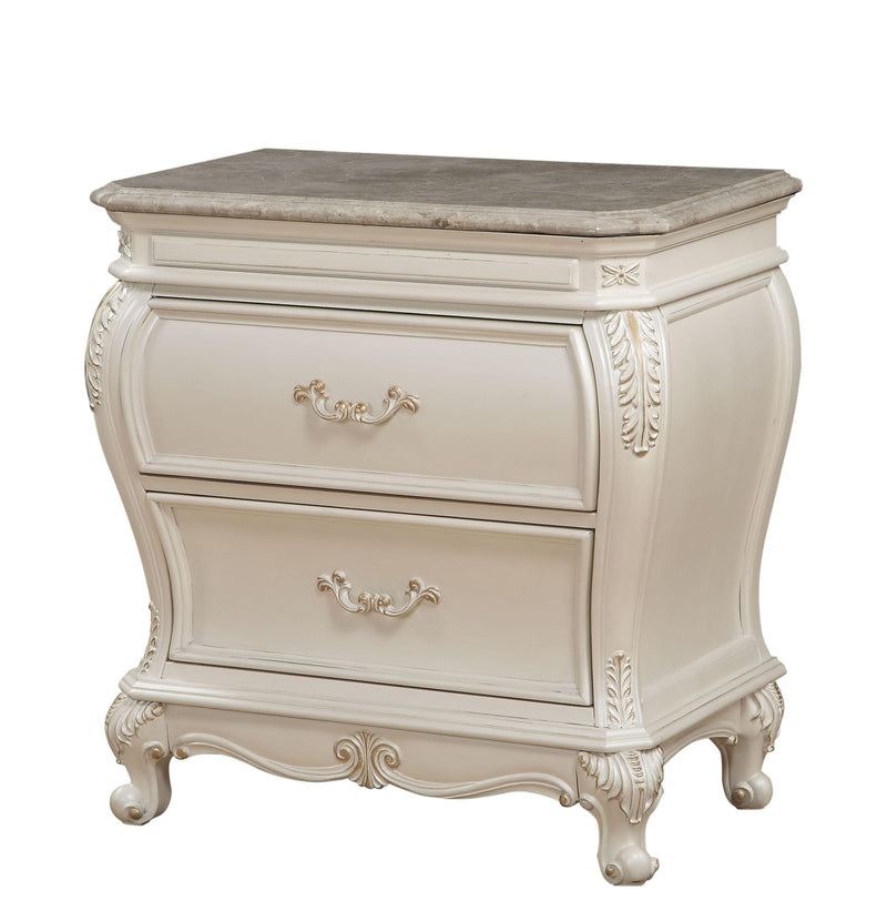 Chantelle Pearl White Nightstand image