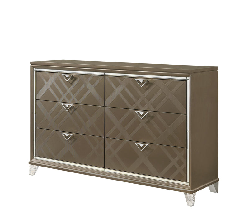 Skylar Dark Champagne Dresser Skylar Dark Champagne Dresser