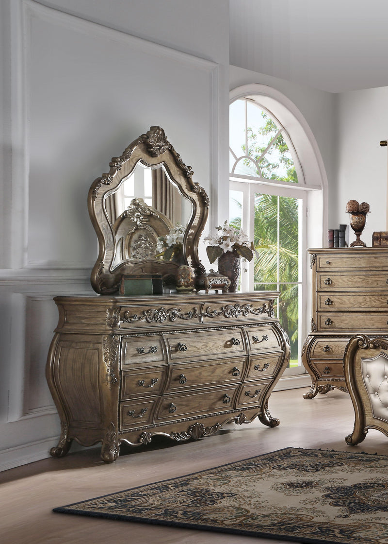 oak dresser Cannock Chase Modern 8 Drawer Dresser