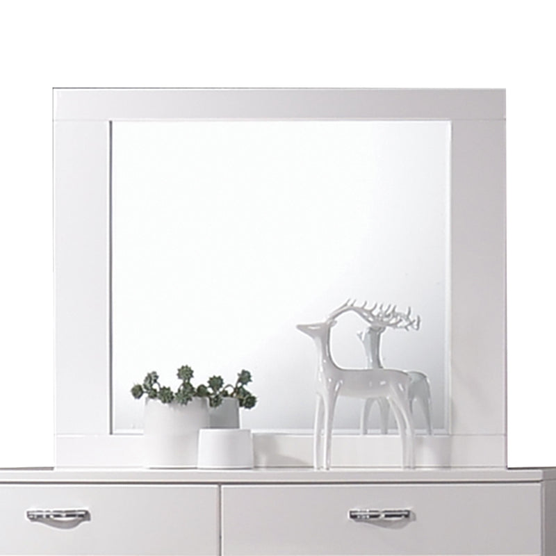 Naima II White High Gloss Mirror image