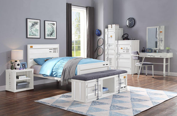 Cargo White Twin Bed image