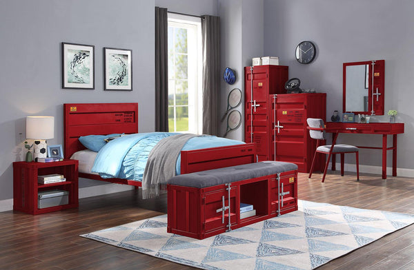 Cargo Red Twin Bed image