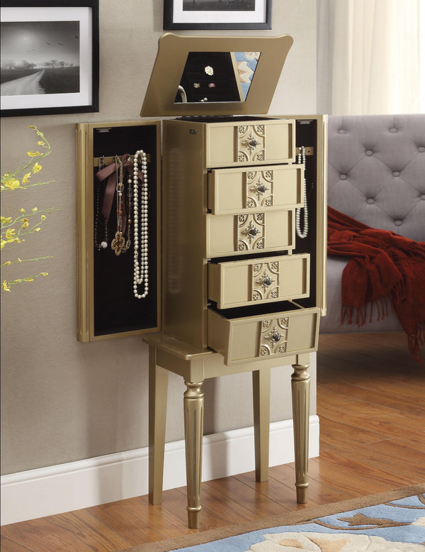 Tammy Gold Jewelry Armoire image
