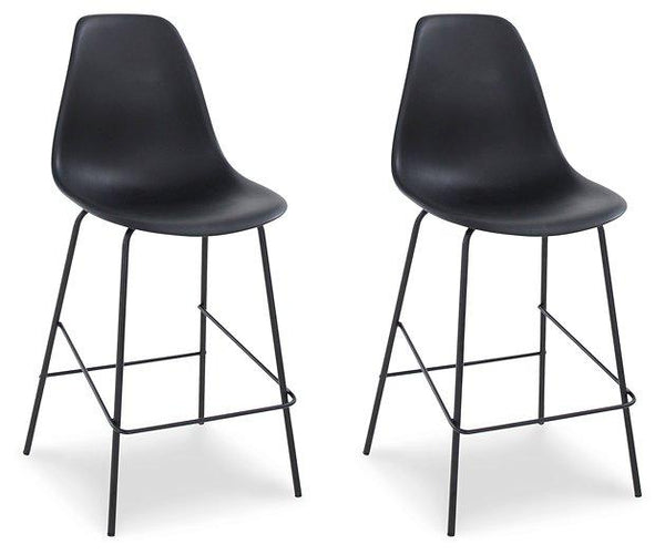 Forestead Black Counter Height Bar Stool image