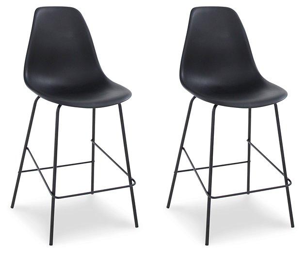 Forestead Black Counter Height Bar Stool image