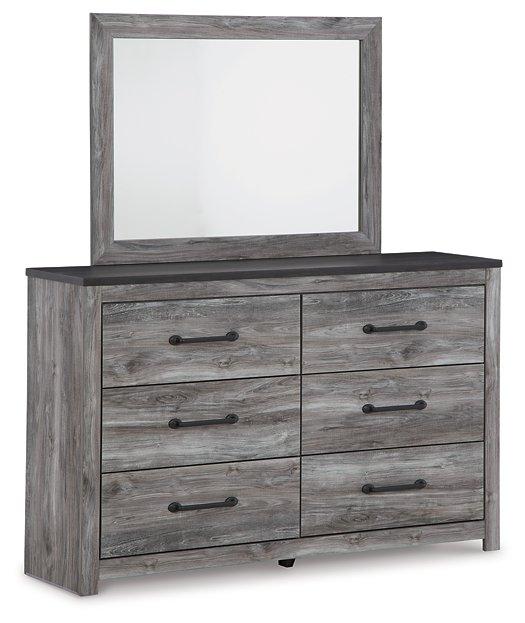 Bronyan Dark Gray Dresser and Mirror image