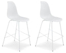 Forestead White Counter Height Bar Stool image