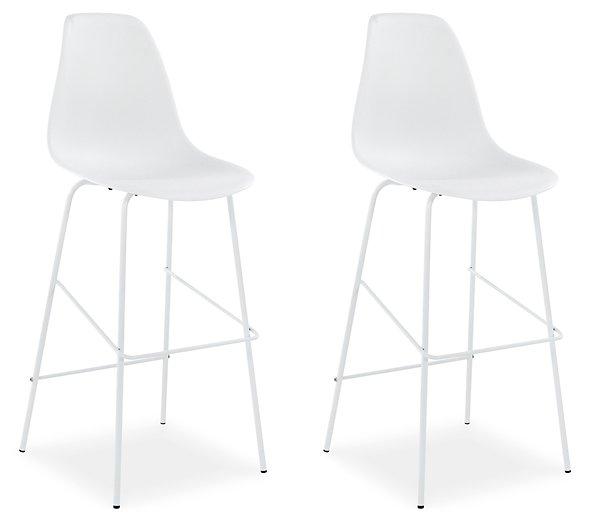 Forestead White Bar Height Bar Stool image