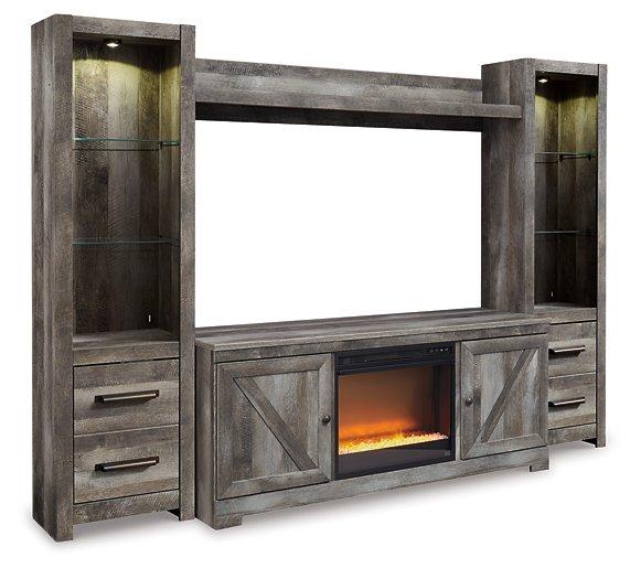 Wynnlow 4-Piece Entertainment Center with Electric Fireplace image