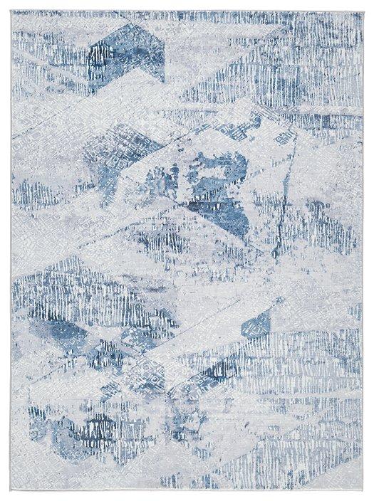 Haddam Blue/Gray/White 7'5" x 9'6" Rug image