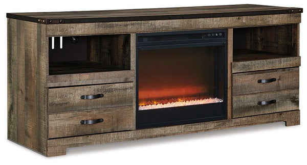 Trinell 63" TV Stand with Electric Fireplace image