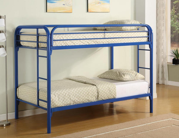 Morgan  Twin-over-Twin Blue Bunk Bed image